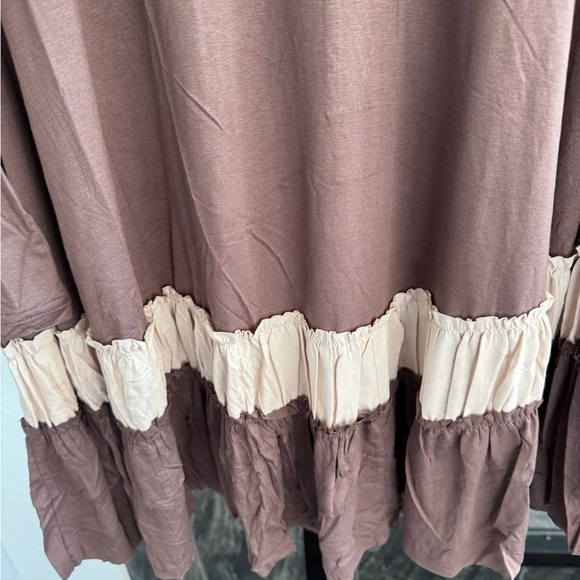 Easel Ruffle Bottom Dress NWT - Picture 3 of 6